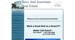 Desktop Screenshot of foxxrealestate.com